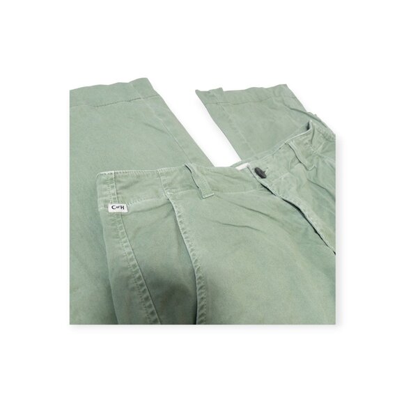 Citizens of Humanity Delena Cargo Green SZ 28 Pockets Baggy Utility Style Nova - Picture 11 of 16